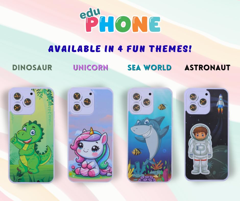 Image of Play Craft EduPhone Educational Type-C Rechargeable Musical Toy 28 Functions, Alphabet, Numbers, Varnmala, Animal Sounds, Nursery Rhymes in English & Hindi for Age 2 Years to 10 Years