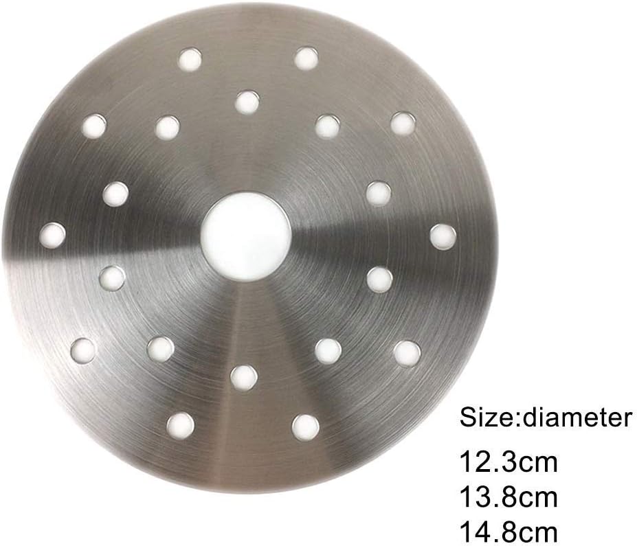 Stainless Steel Heat Diffuser Plate Simmer Ring for Induction Cooker Gas Cooker Electric Cooker (14.8CM)