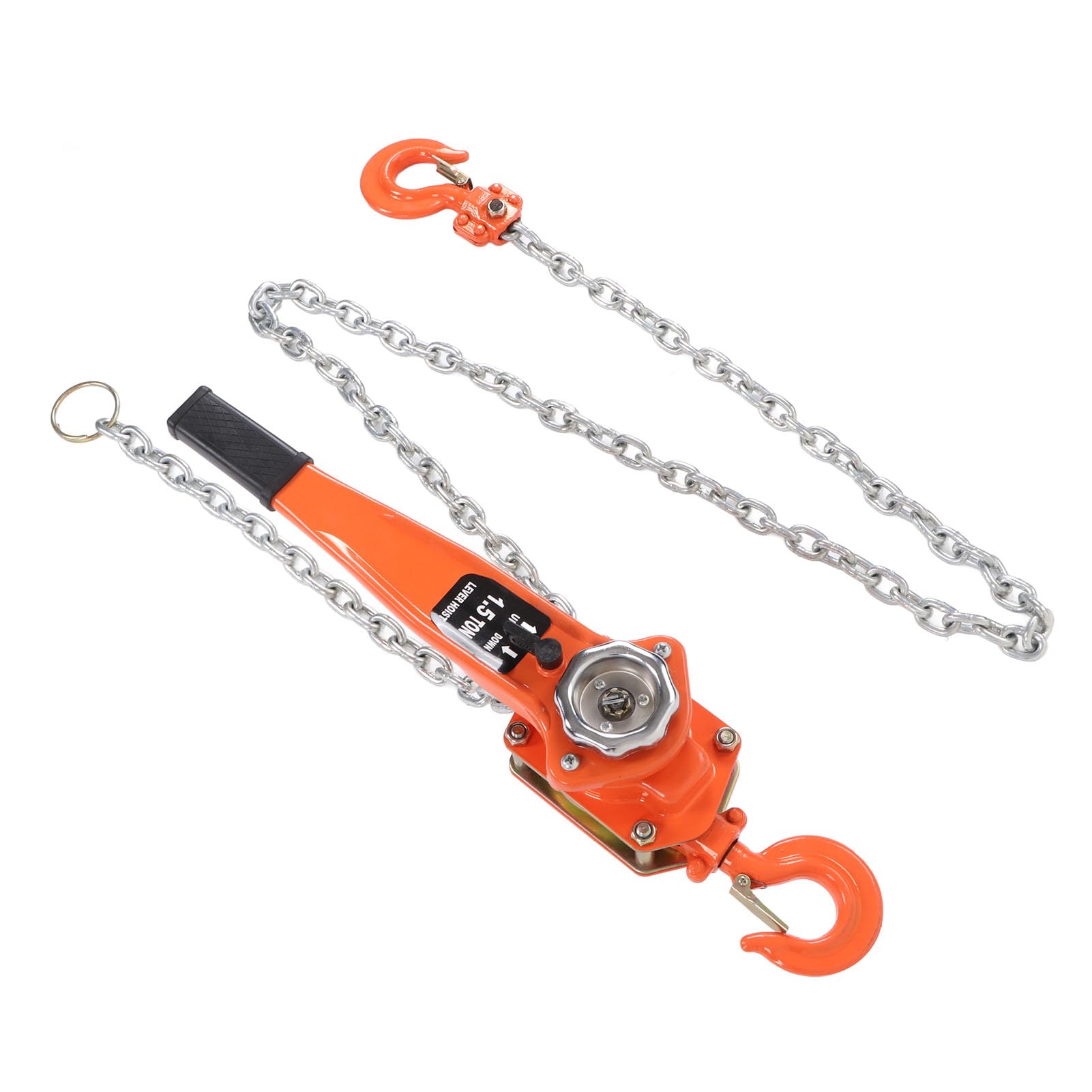 KIMISS Azulador de Cadena de Palanca de Grado Industrial 1.5T 3300LB Capacidad de Carga de 2.5m Azulador de Cadena de Trinquete Manual para la Construcción de Transporte - Diseño Ergonómico - Haists