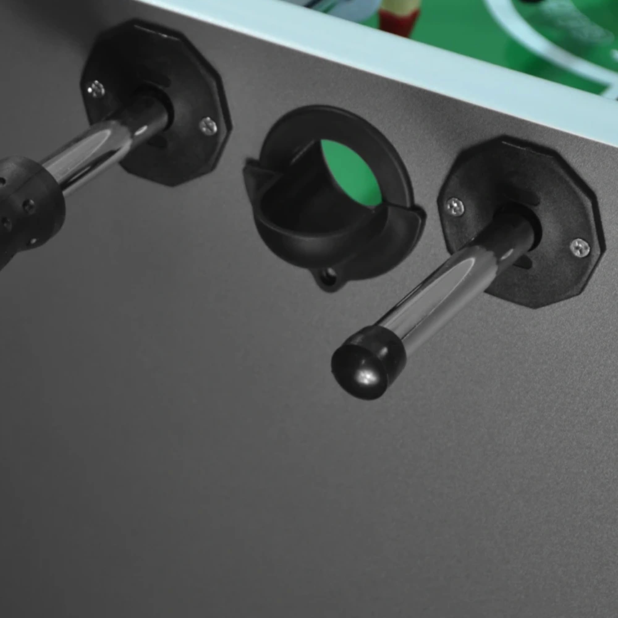 DEVESSPORT Futbolín Semi Profesional Hércules | Modelo de Alta Gama con Jugadores con Piernas Separadas de Metal para Bares y Salas de Juego