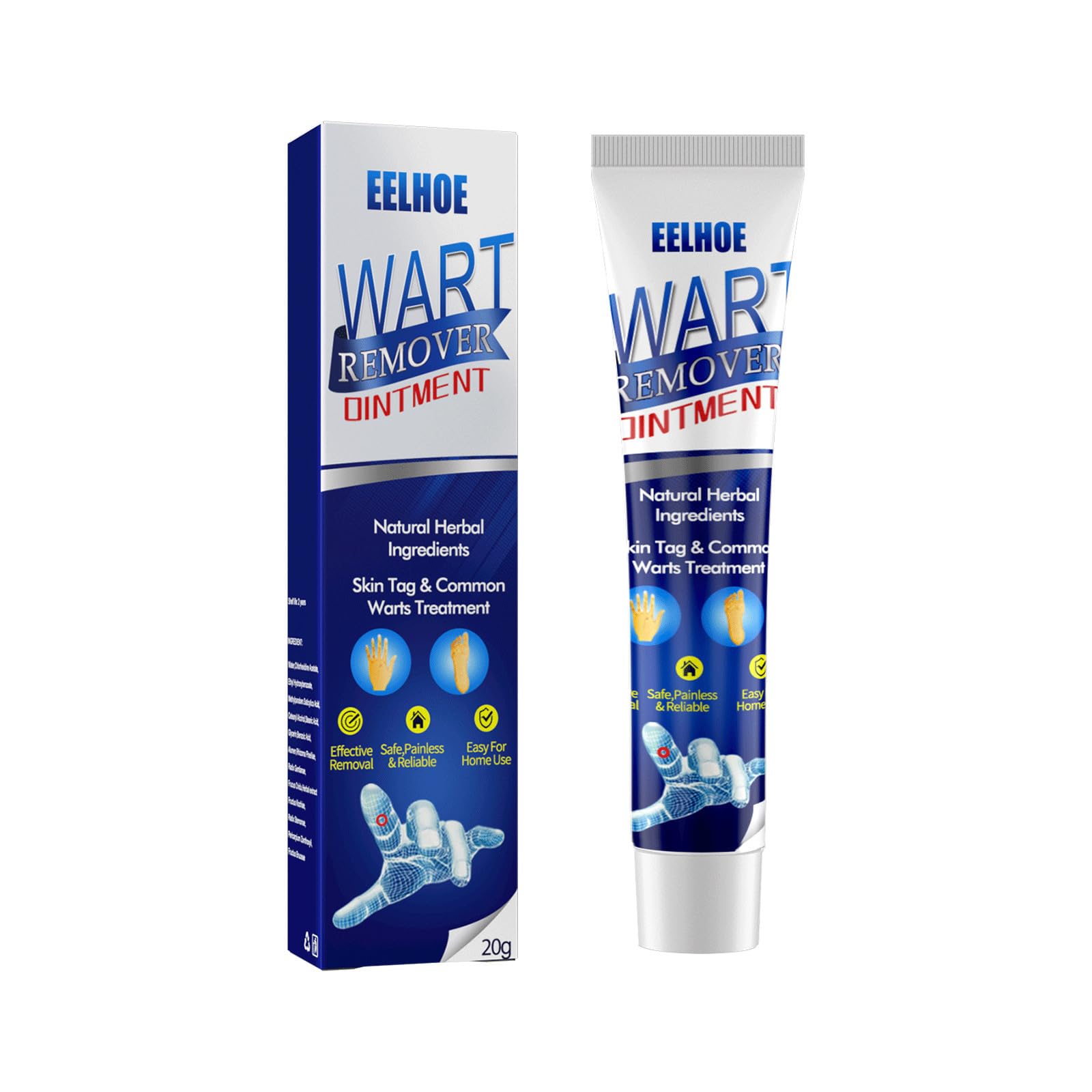 Azonee Fast Acting Wart Cream, Strength Wart Cream with Salicylic Acid, Fast-Acting Wart Ointment Freeze Off Designed for Warts, Plantar Wart, Genital Wart, Common Wart, Flat Wart, Corn, Callus