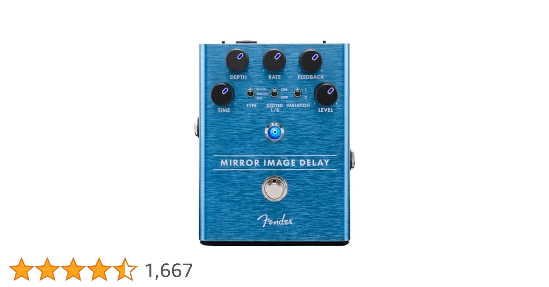 『美品』Fender MIRROR IMAGE DELAY エフェクター Amazon | Fender エフェクター Mirror Image Delay(電池付属なし