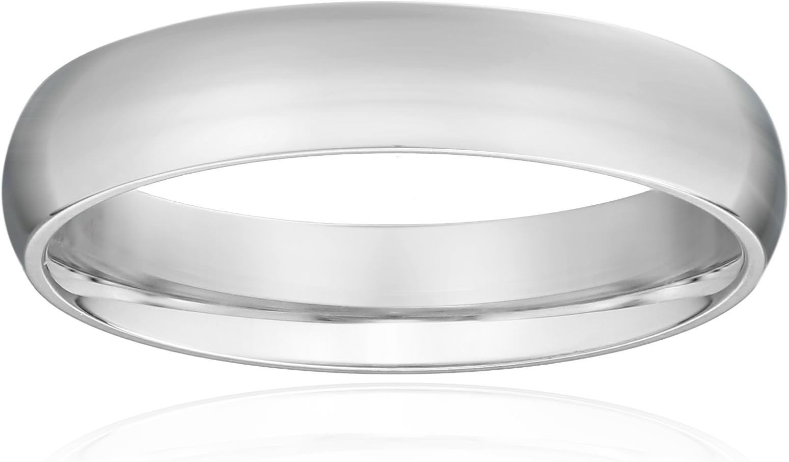 Amazon Collection Standard Comfort Fit 18K Gold Wedding Band, 5mm