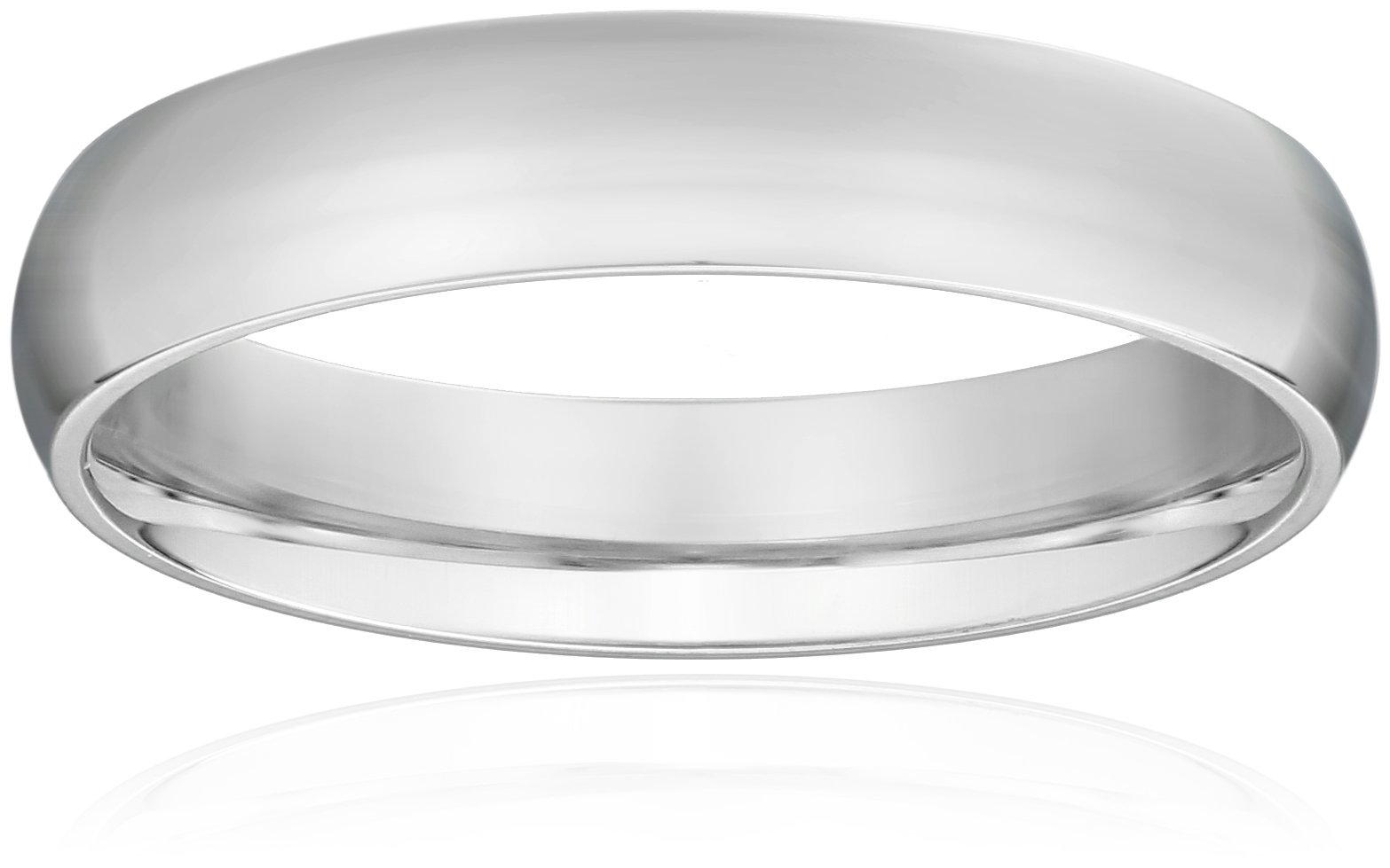 Amazon Collection Standard Comfort Fit 18K Gold Wedding Band, 5mm