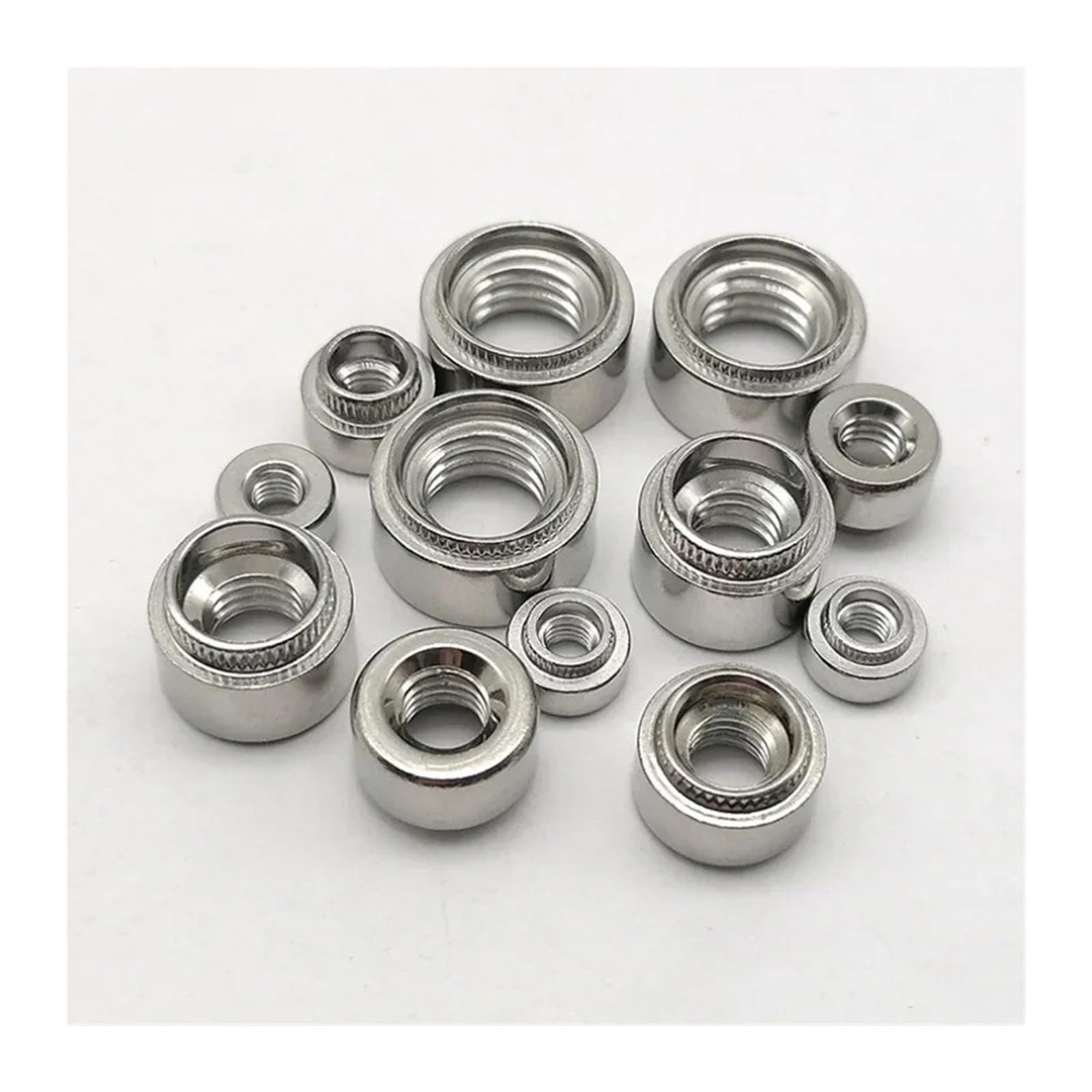 ZS Hardware Nakrętka nitowa ze stali nierdzewnej 304 stopniowana M3 M4 M5 M6(M4x1.2(100pcs))
