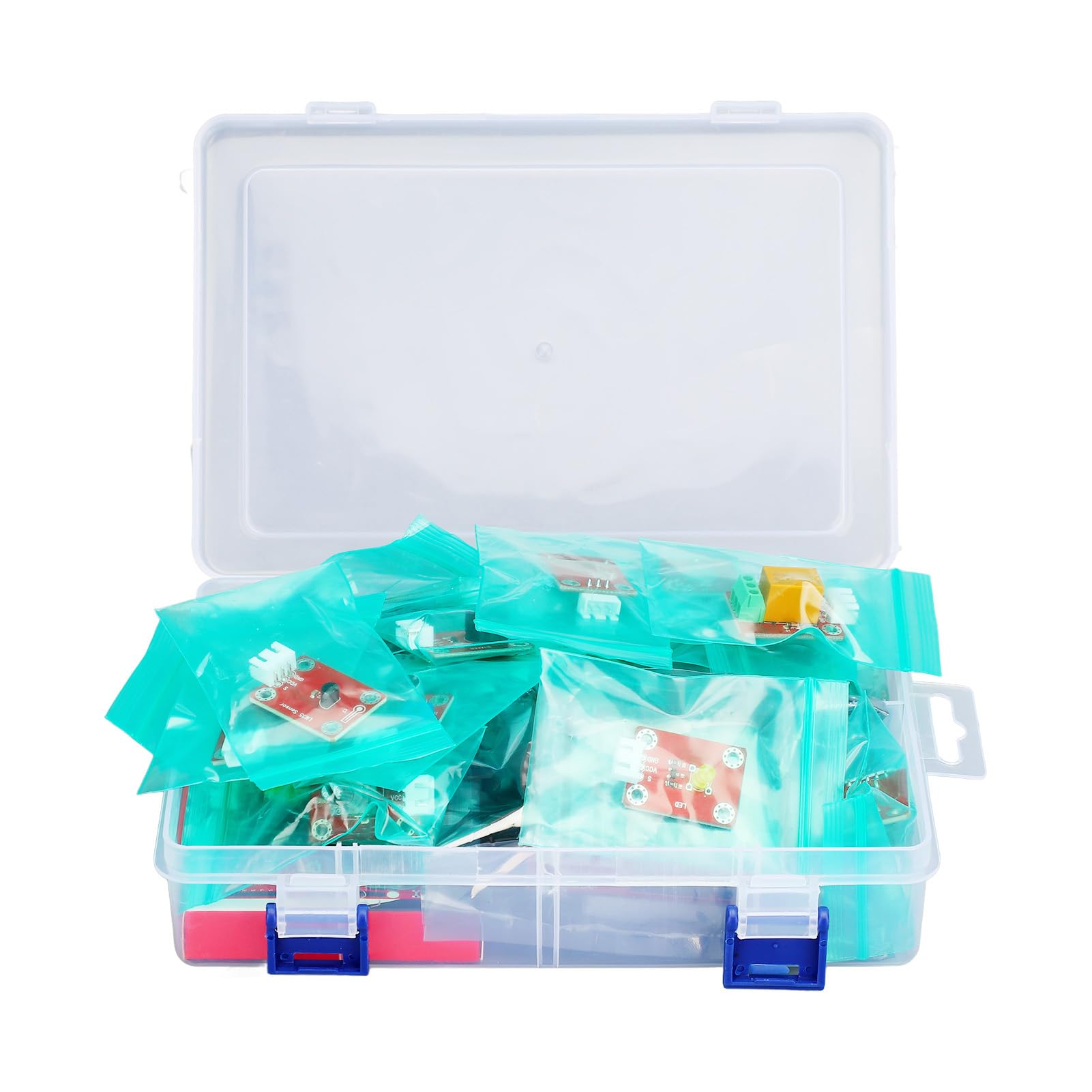 Cocoarm Kit Didattico per Scheda di Sviluppo, Kit Didattico per Programmazione ABS con Software Grafico, Sensori Multipli, Modulo LED e Cavi, per Studenti Principianti Educazione Fai-da-te