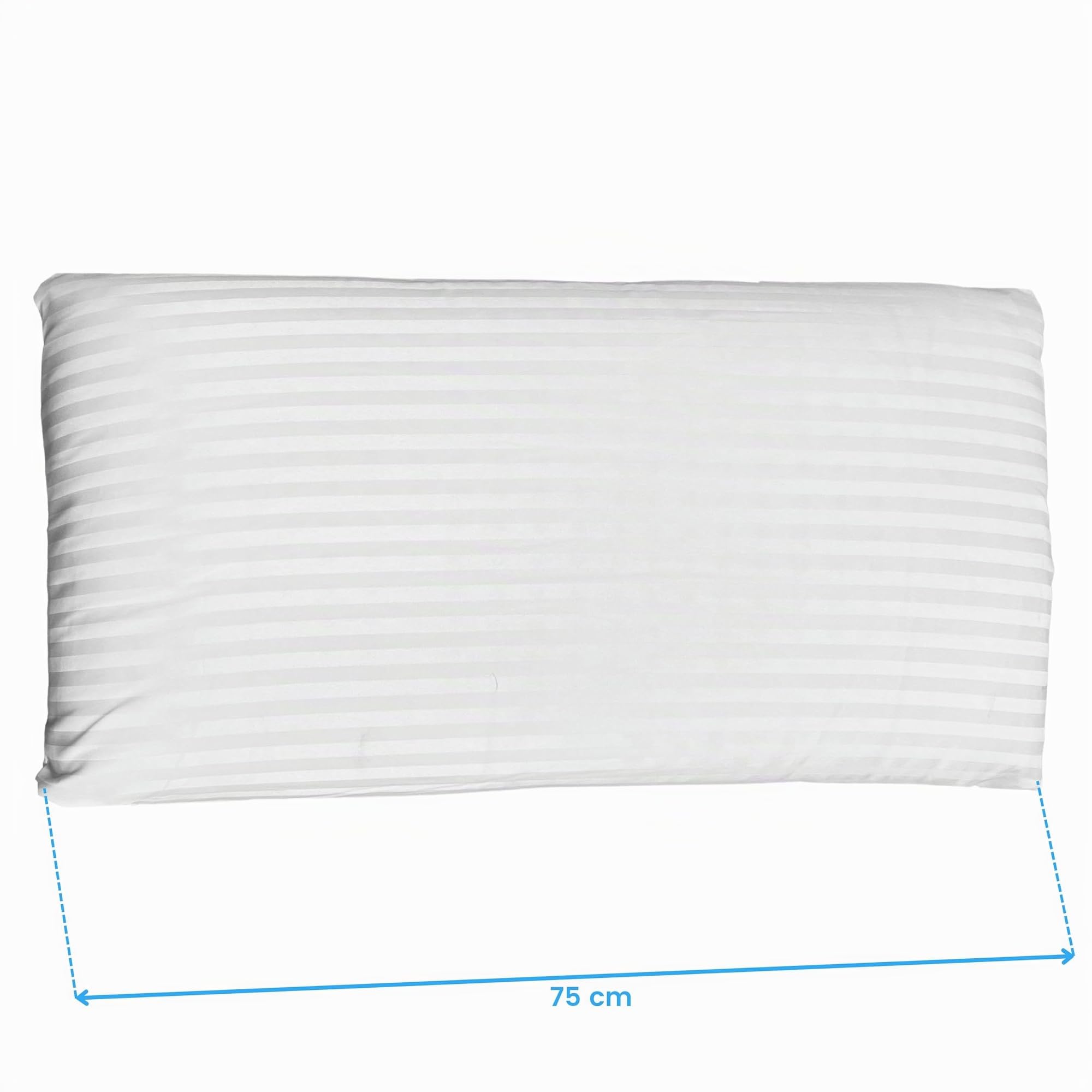 Miroytengo Almohada de Látex Perforada con Funda 75 cm