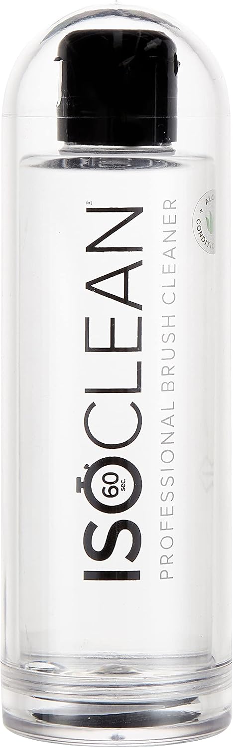 ISOCLEAN Makeup Brush Cleaner, Gentle Daily Use Solution, Reduces Product Buildup, Improves Application