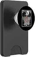 Vista 6 de Carta del tarot, esqueleto nu gótico, oculto, bruja, satanismo, PopSockets MagSafe PopGrip para iPhone
