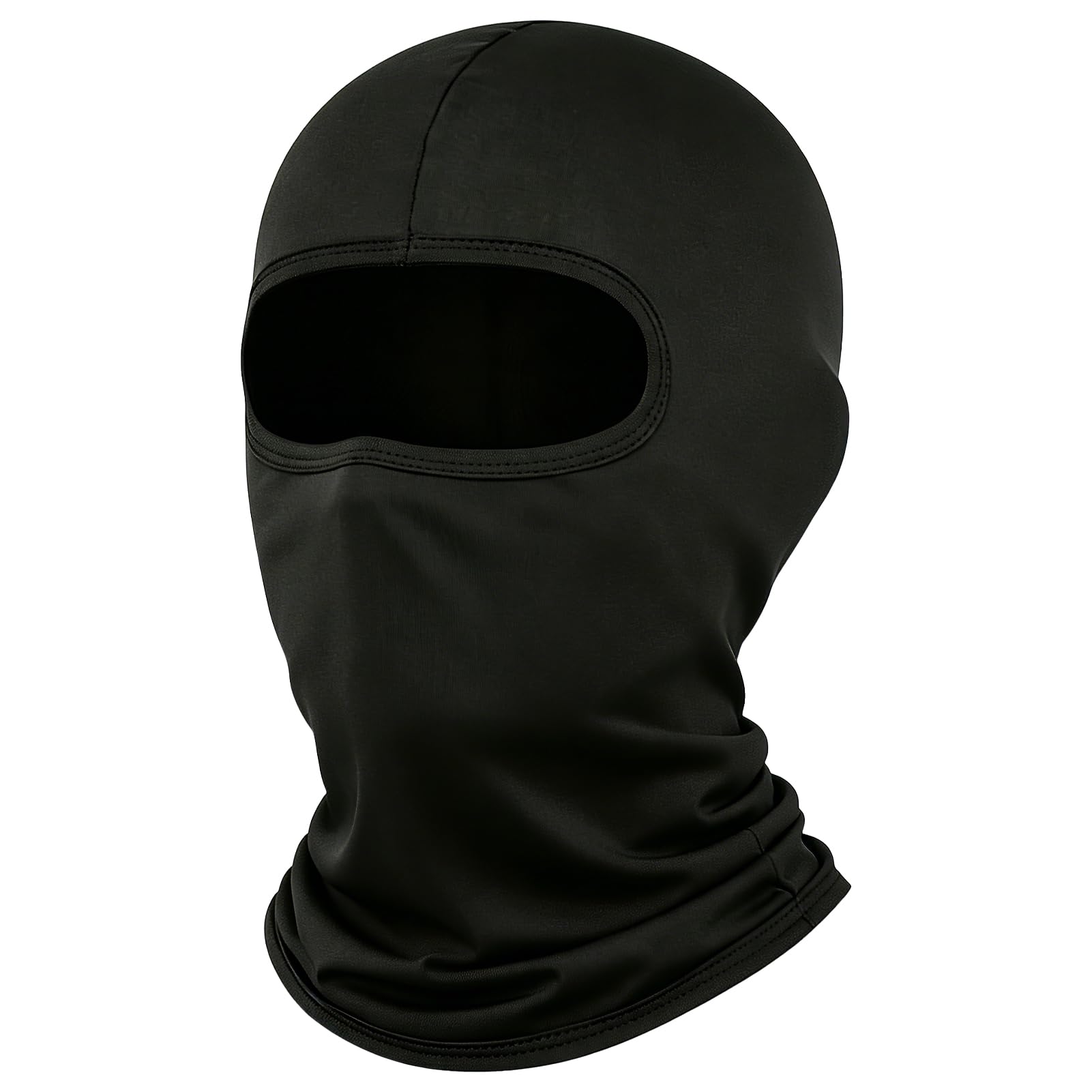 Longking Unisex Black Balaclava Ski Face Mask For Men– Skiing, Snowboarding, Motorcycle, Uv Protection & Wind Protection
