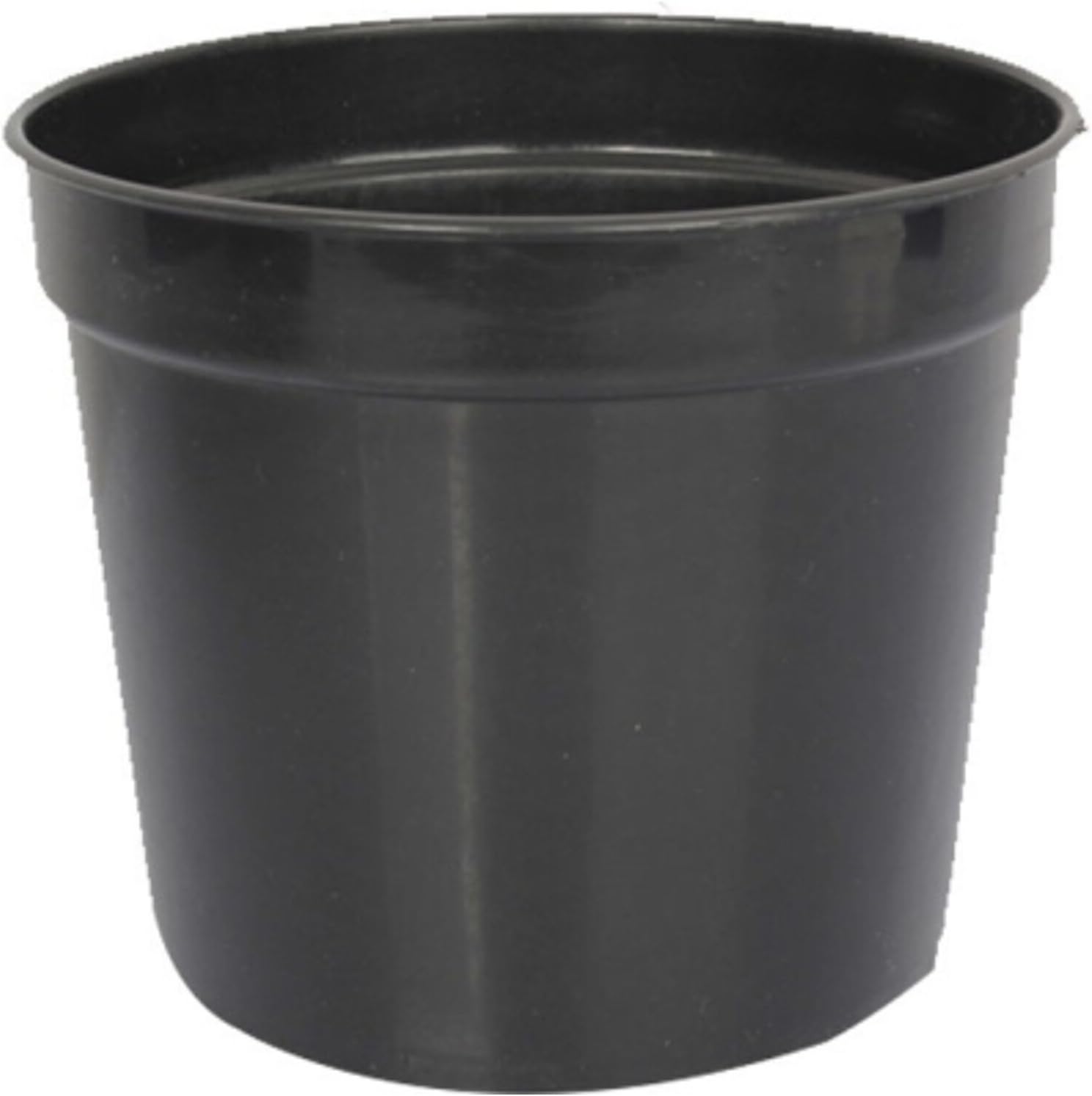 Utiliko Plastic Nursery Pot (7-inch, Black, Pack of 10)