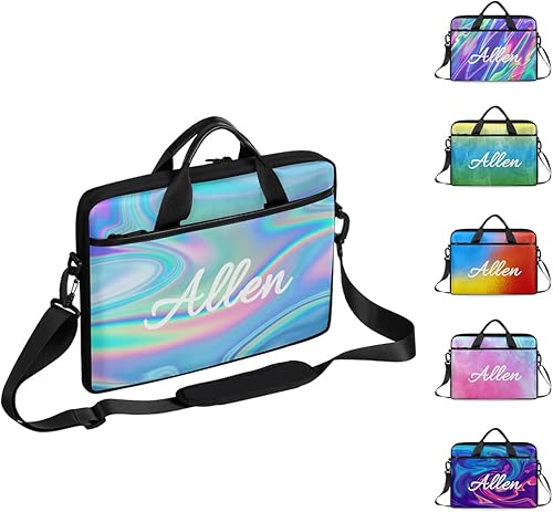 Miniatura 34 de Bolsa personalizada para laptop, bolsa de hombro personalizada para laptop, bolsa de computadora portátil, regalos para familiares y amigos