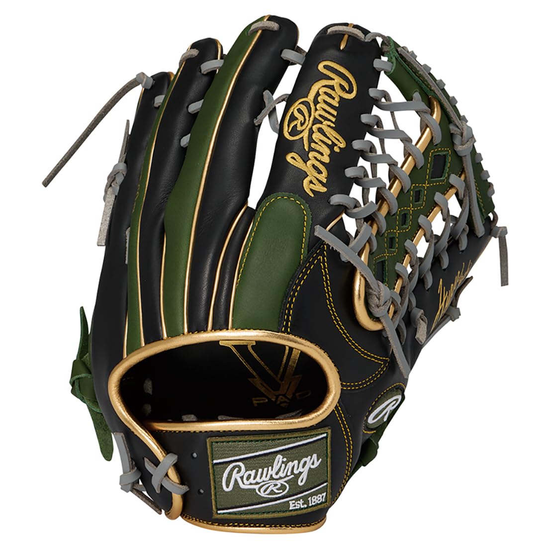 ローリングス(Rawlings) 野球用 グローブ 軟式 HYPER TECH COLOR SYNC 外野手用 GR6HTCY719 12.75インチ - 1