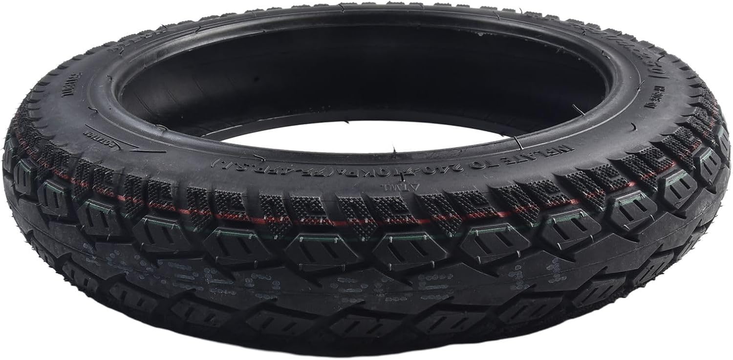 14 Inch 14x2.5 Tubeless Tire for Electric Electric vehicle Scooter Vacuum Tyre Parts, 14x2.50 Tubeless Tyre Replacement(Tire+nozzle)