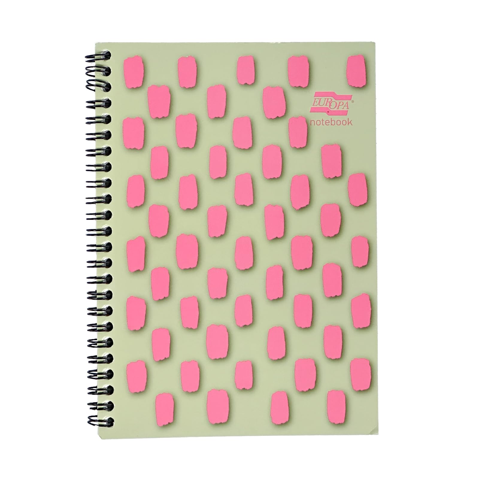 Europa Splash Notebooks 160 Lined Pages A5 Pink Cover Pack of 3