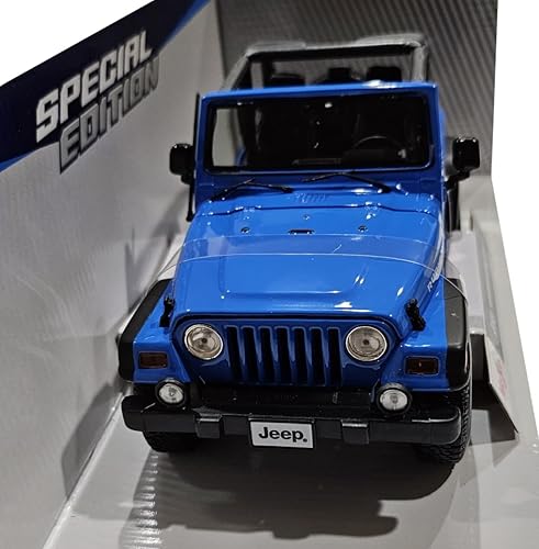 Miniatura 3 de Jeep Wrangler Rubicon 118 Escala fundida a troquel Coche Metal Colección Edición Especial