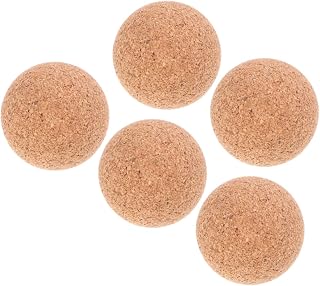 5 Piezas de Bolas de Corcho para Futbolín de Mesa, Material Sintético, Tacto Agradable, Ideales para Juegos de Mesa en Interiores