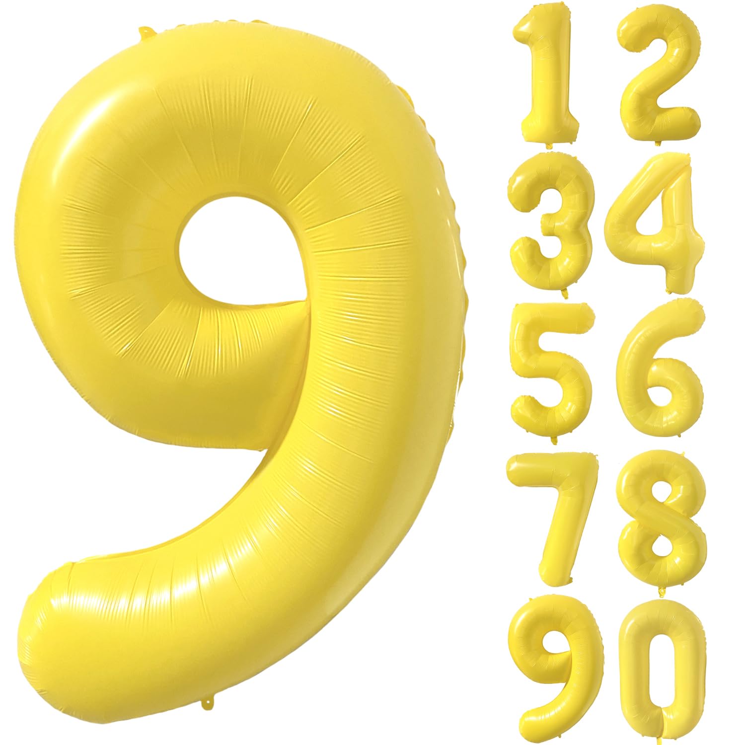 Red 0 balloon 40 Inch Giant Helium Foil Number 0 to 9 Red Balloon Birthday Wedding Party Digital Decorations (Number 0) — view 395