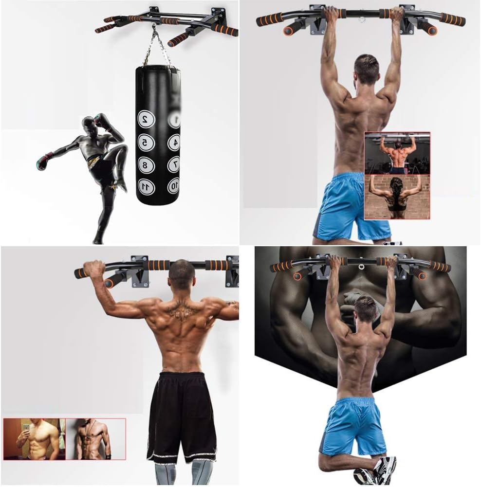 AGYH Wall Horizontal Bar, Pull-ups, Household Strength Training Equipment, Sandbag Resistance Band Equipment, Load 300kg