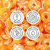 Smart-Sweets-Peach-Rings-Low-Sugar-Gummy-Candy-Plant-Based-Low-Calorie-Snack-18oz-Pack-of-12 Smart Sweets Peach Rings, 1.8oz (Pack of 12), Candy with Low Sugar (3g), Low Calorie (100), No Artificial Sweeteners, Vegan, Plant-Based, Gluten-Free, Healthy Snack for Kids & Adults