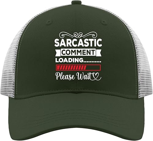 devor Sombrero de papá sarcástico Comentario Cargando Please Wait Dad Hat for Men Gorra divertida ajustable