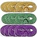 Fun Express Mardi Gras Glitter Half Masks (1 Dozen)