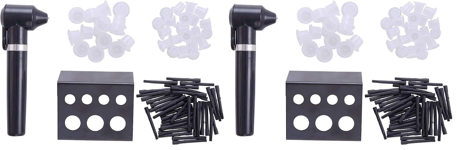 Tattoo Ink Mixer Machine Set,New Star Tattoo Black Agitator Machine Tattoo Pigment Mixer With 100 Mixing Sticks,100 Tattoo Caps and Stainless Steel Black Tattoo Ink Cup Stand