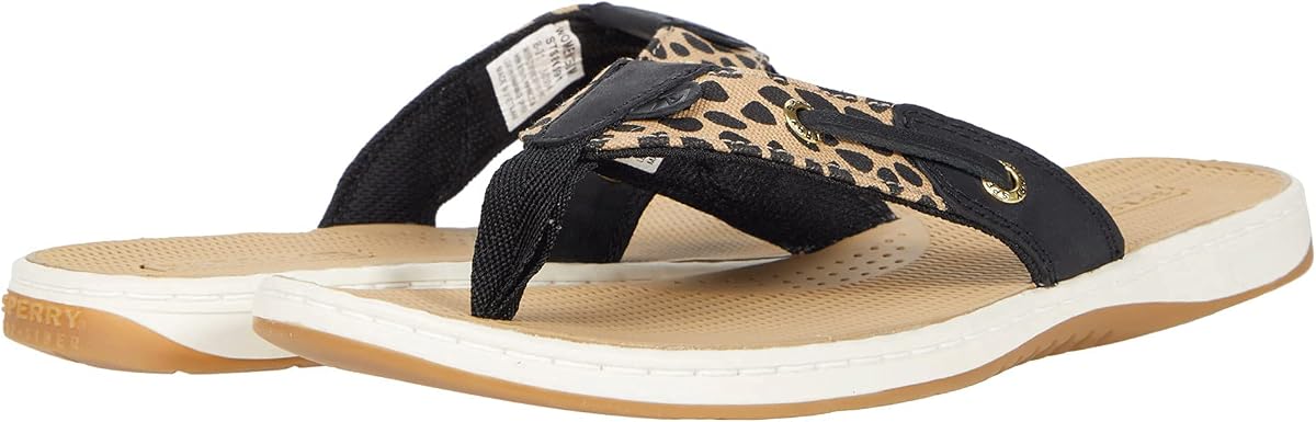 Sperry Women's Seafish Leather Flip Flop Sandal