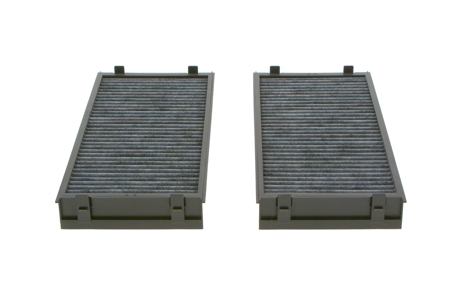 Bosch Filtro Abitacolo ai Carboni Attivi R2419, Filtro di Ricambio - Contro cattivi odori, polline e polvere per un'aria più pulita all'interno del veicolo - 2 Filtri