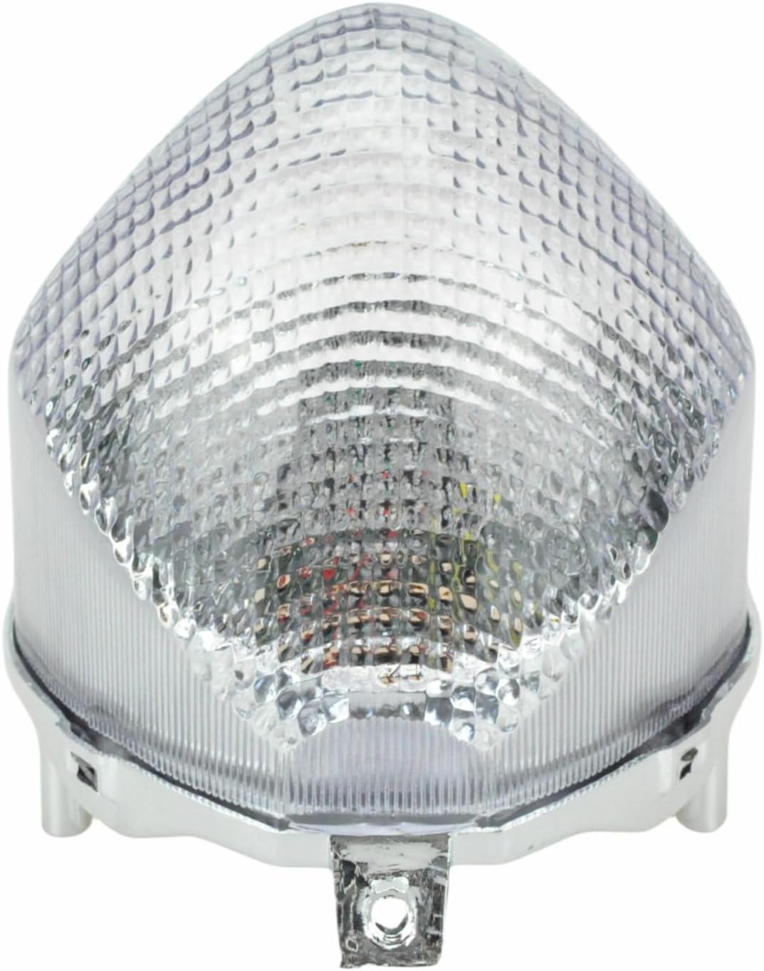TOPZONE Fit For Suzuki 1998-2003 GSX750F Katana /GSX600F Katana; LED Rear Lamp Brake Tail Light+Integrated Turn Signal Indicators (Clear, Style 1: LED Brake Light)
