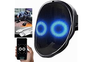 Led Mask with Face Transforming Bluetooth, Boy with Uke