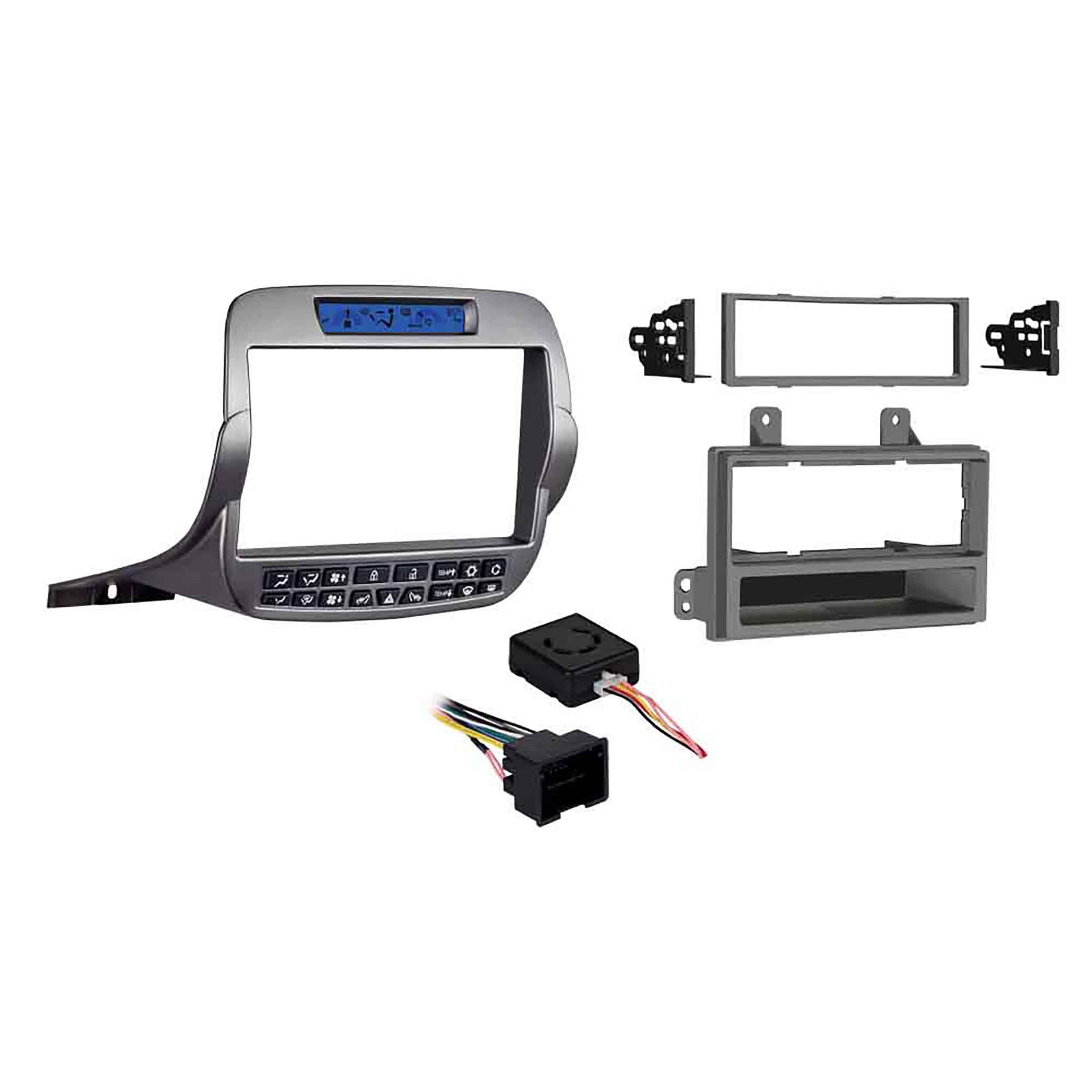 Metra 99-3010S-LC Double/Single DIN Installation Kit for Chevy Camaro 2010-UP (Silver)