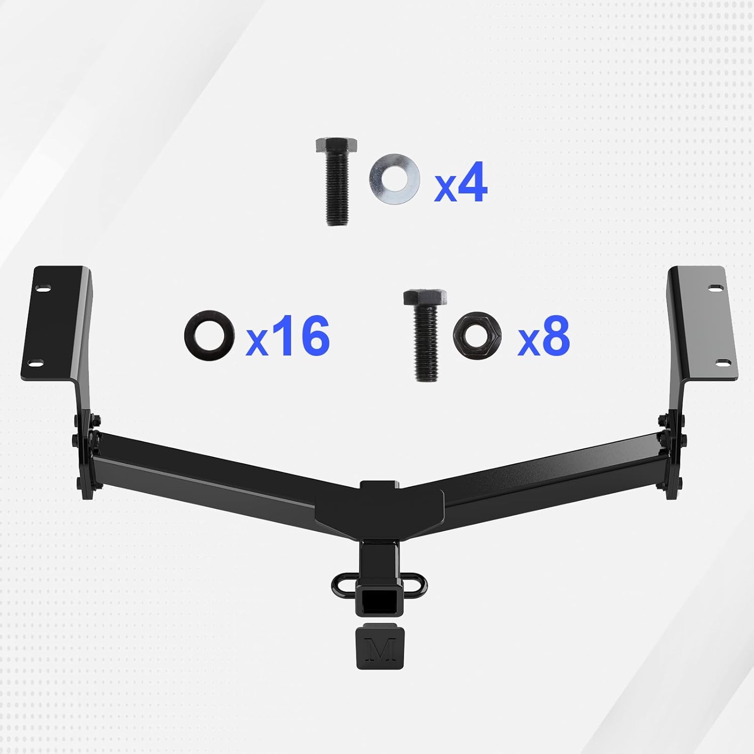 APS Rear Towing Hitch Receiver, Class 3 Trailer Hitch Compatible with Toyota RAV4 2006-2018