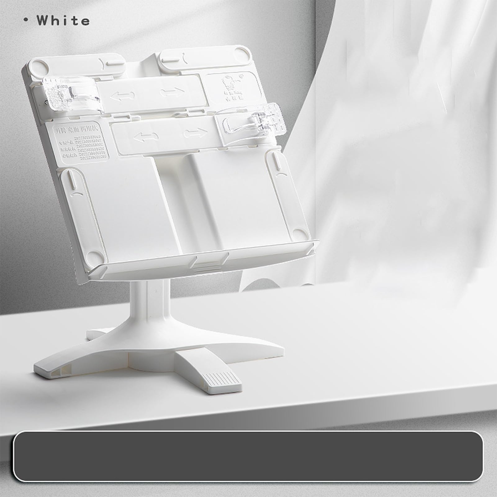 Soporte Giratorio Para Libros Y Tabletas - Atril De Lectura Ajustable Para Escritorio