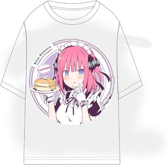 Amazon Wdfa07 7 五等分の花嫁 中野 二乃 Tシャツ 夏 快適 カジュアル 男女兼用 コスプレ 同人 グッズ 衣装 服 メンズ プレゼント アニメ コスチューム コスプレ 仮装 通販