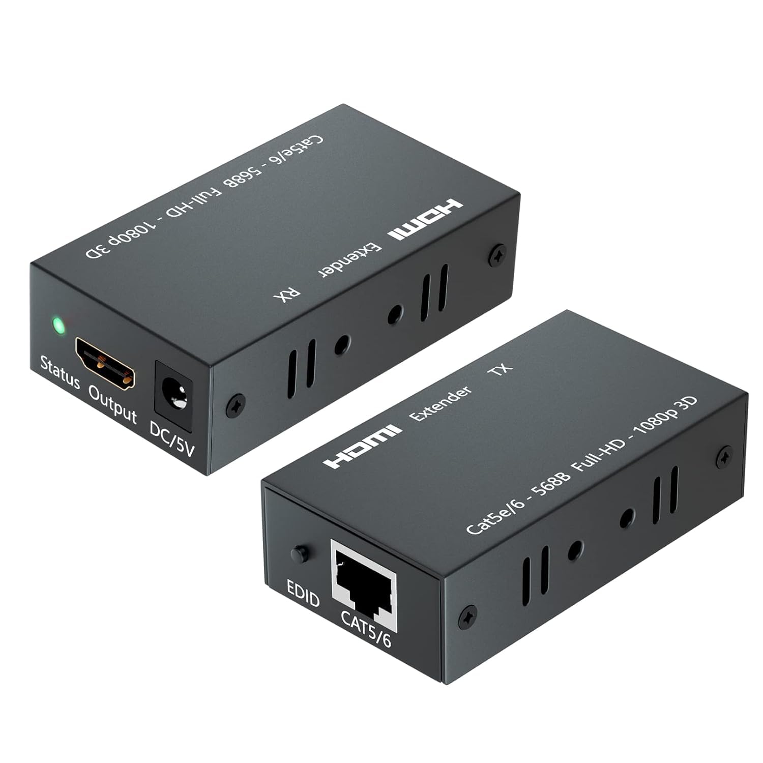 AMAIRIYCA HDMI Extender Up to 60 Meters/196ft, 1080P HDMI Transmitter and Receiver, HDMI Ethernet Sender Repeater Over Singal RJ45 Cat5e/6/7 Ethernet LAN Cable, HDMI to RJ45/RJ45 to HDMI Transmission (B0CT5X13TR) Amazon Price History, Amazon Price Tracker