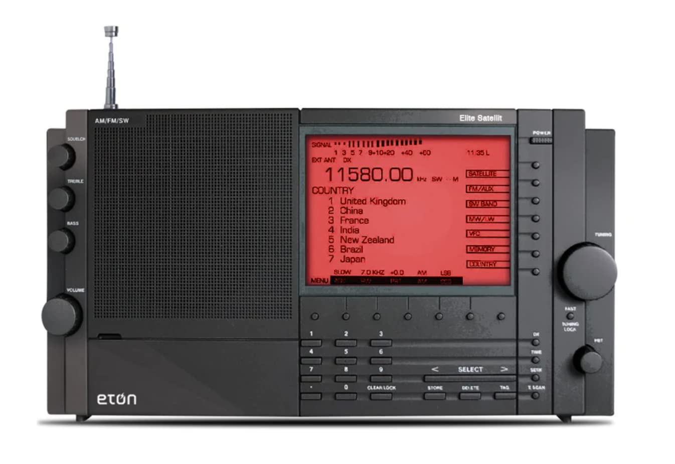Amazon.co.jp: Eton Elite Satellit HD ワイドFMステレオ/MW/LW/SW/CW