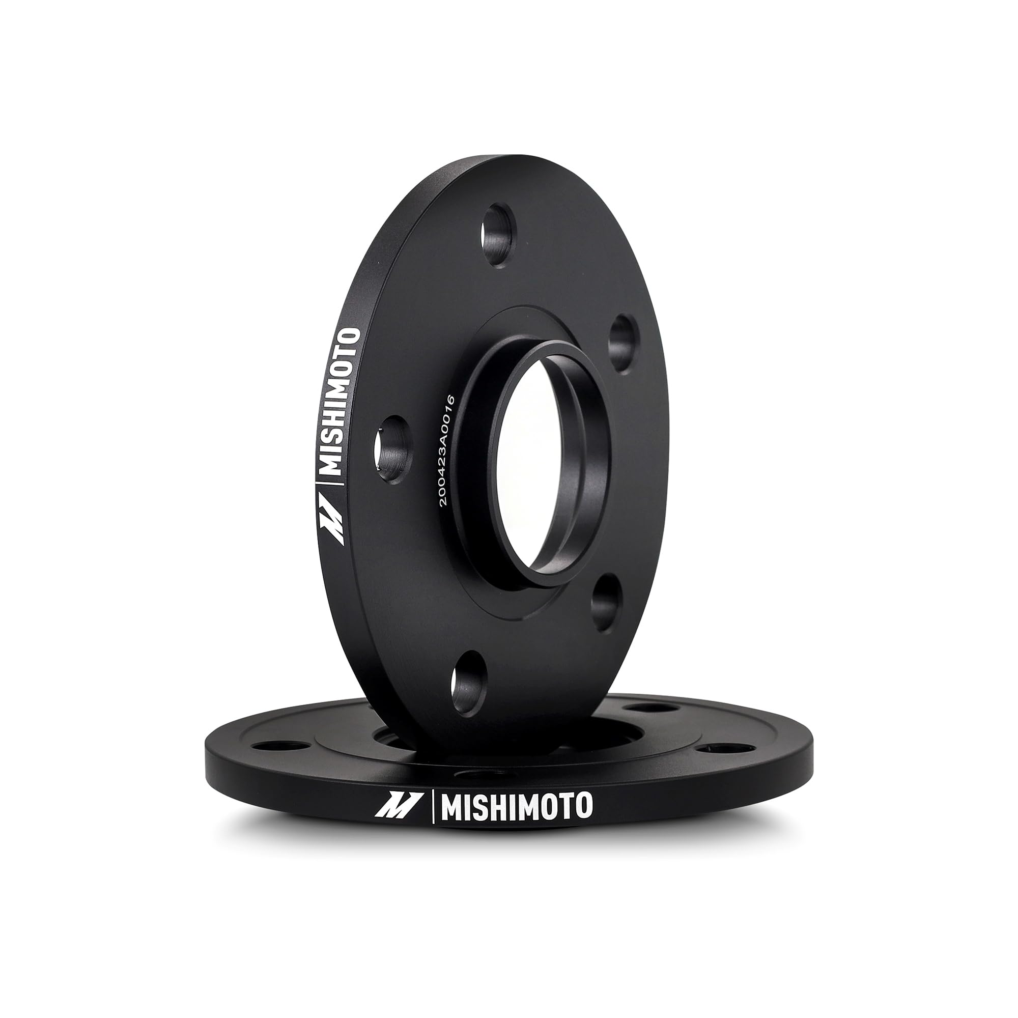 Mishimoto Wheel Spacers 5x120, 64.1mm Center Bore, M14 X 1.5, 10mm Thick, Black