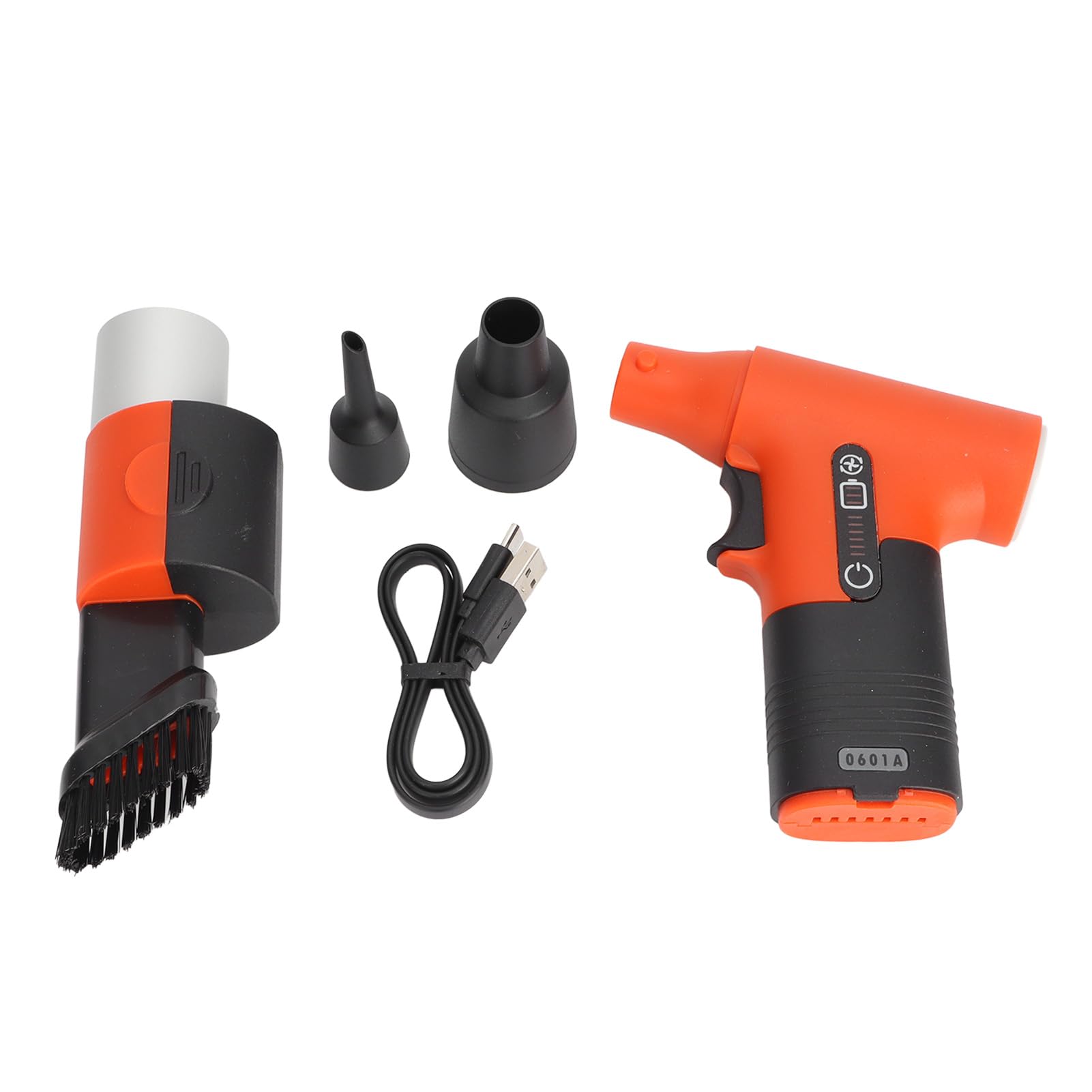 Mini Souffleur à Jet Sec, 130 000 Tr/min, Ventilateur Turbo, Rechargeable Multi-usage, Souffleur De Feuilles Portable Super électrique Sans Fil Pour Voiture, Nettoyage, Camping