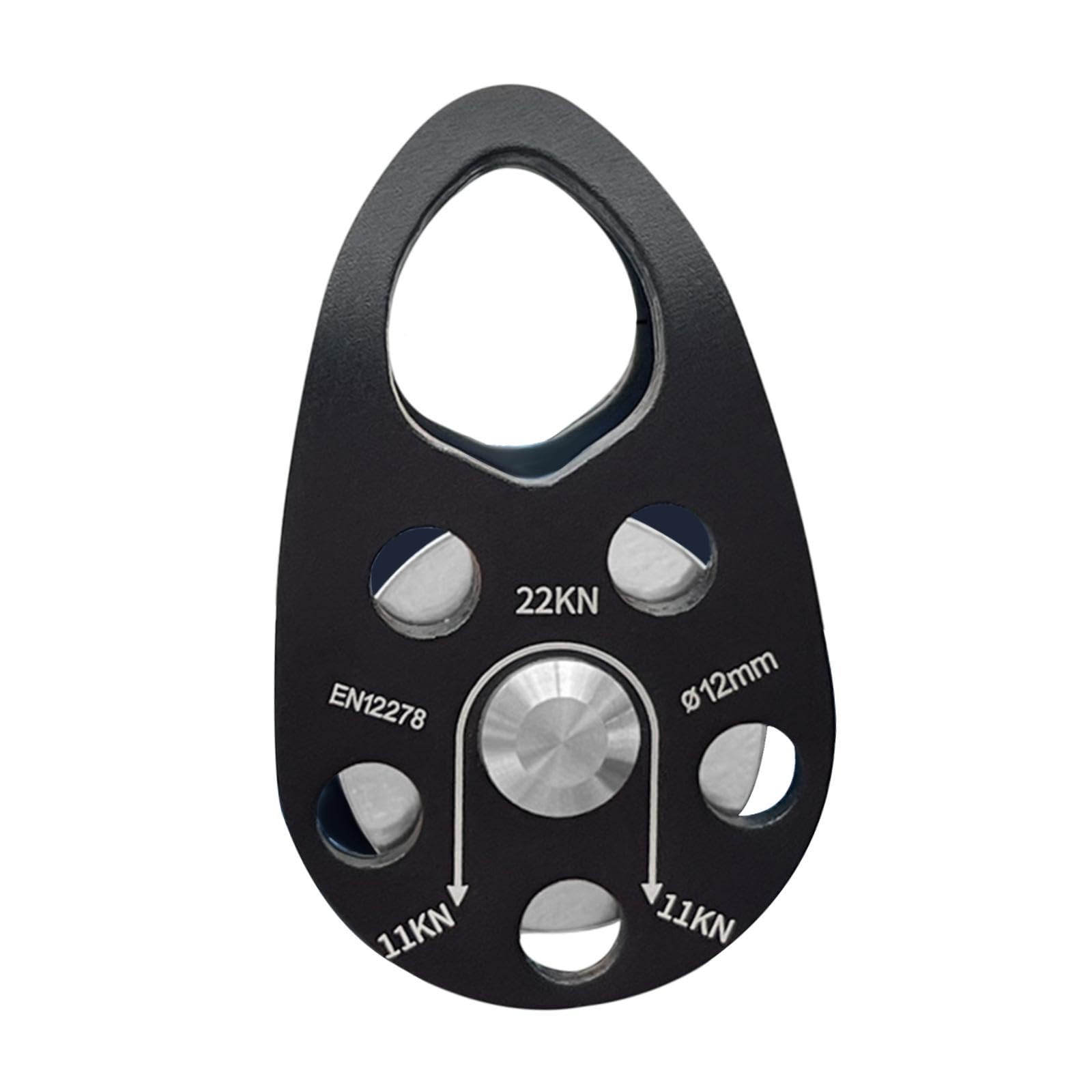 22kN Side Plate Single Fixed Pulley for Engineering Simple Assembly Portable Black-image-39