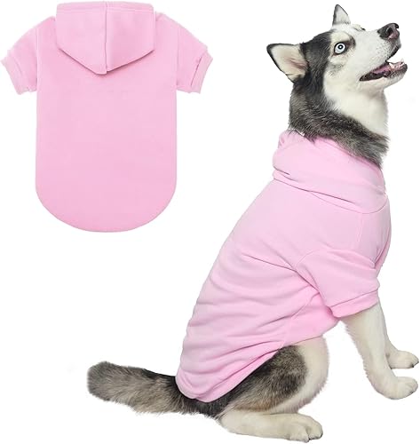 Miniatura 9 de BINGPET - Sudaderas con capucha de seguridad para perros, suéter para cachorros, abrigos para perros para clima frío, suéter de forro polar