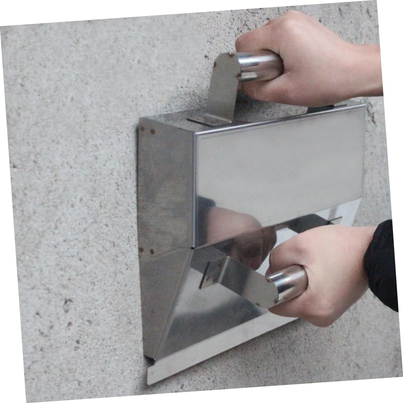 Grattoir à Plâtre Ergonomique Acier Avec Poignée Outil De Finition Pour Et Décorations Murales Et Pratique