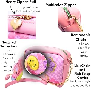 Amazon.com: Hot Focus Crossbody Bag for Girls Purse with Removable