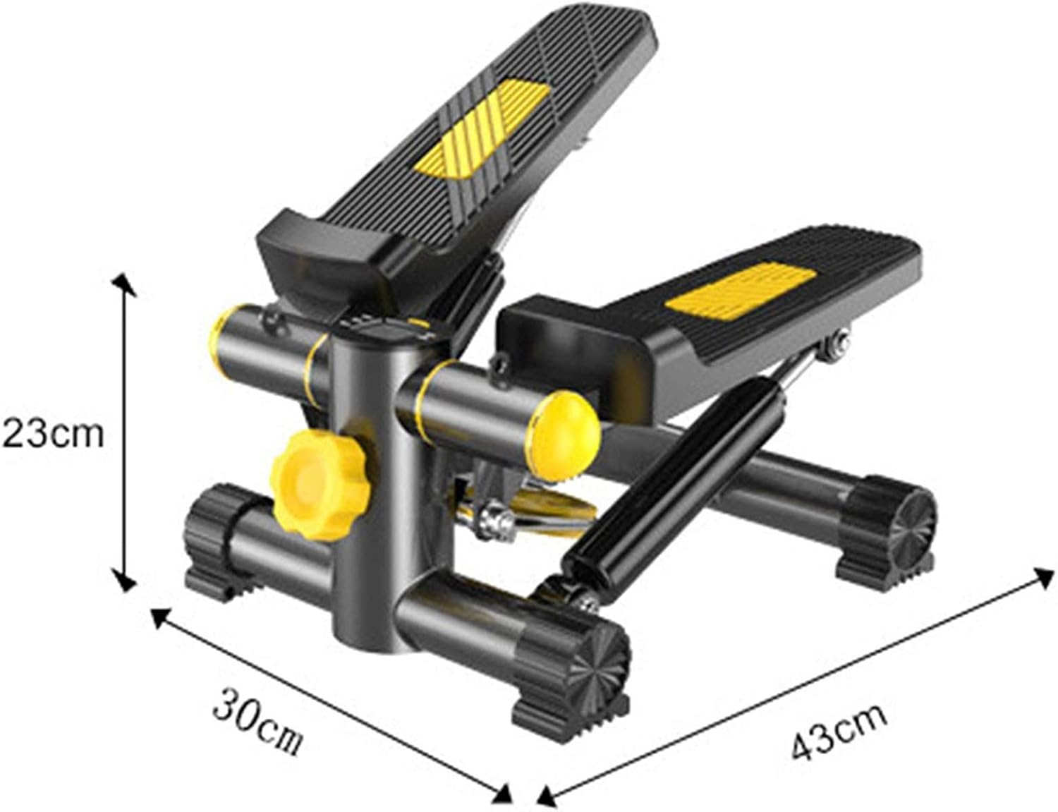 Stepper Stepper Swing Stepper Stepper for Home with Multi-Function Display Power Ropes Adjustable Resistance Up-Down Stepper Exercise Bike for Leg Butt Workout