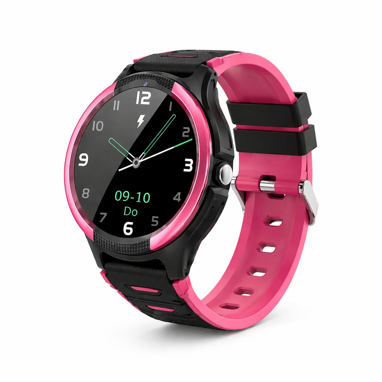 Seniorenuhr NC120S 4G mit Sturzerkennung, Vitalmessung & GPS-Tracking – Berry Metallic