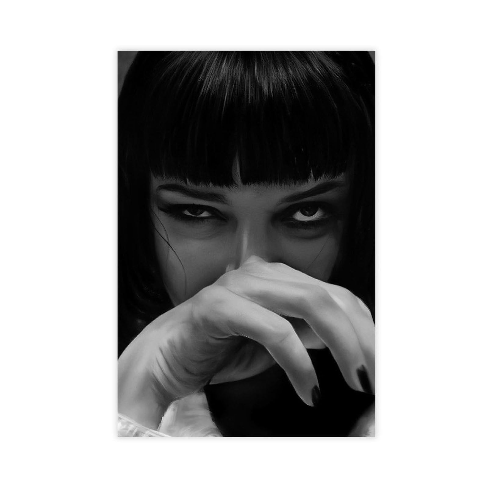 SFQQE Pulp Fiction Poster Canvas Poster Wall Art Decor Print Picture Paintings for Living Room Bedroom Decoration 12x18inch(30x45cm)