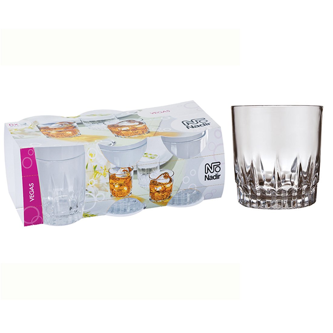 Vegas Rock Glass, 290 ml, Set of 6