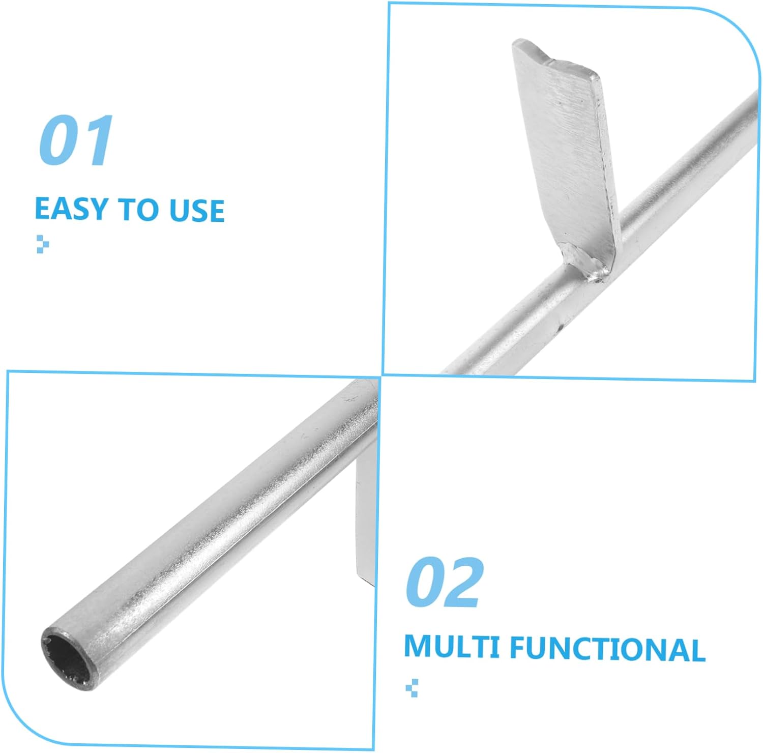 STOBAZA Compact Barrel Wrench Opener Plastic Bucket Wrench Paint Can Opener Lid Remover Tool for Home Use