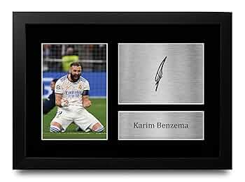 Amazon.co.jp: HWC Trading FR A4 カリム・ベンゼマ レアル