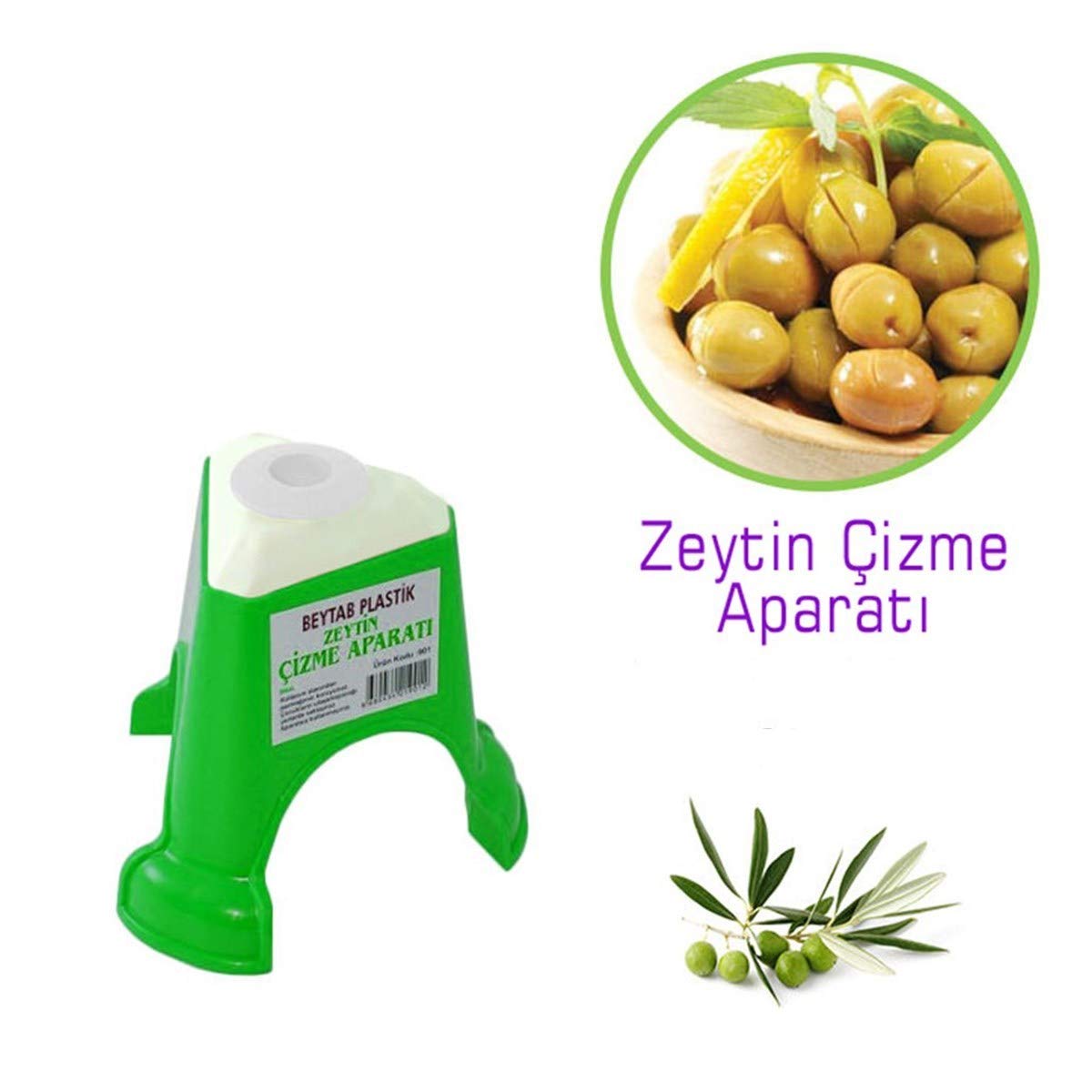 Buffer Kolay Zeytin Dilme Çizme Aparatı Pratik Kolay Zeytin Çizici Alet